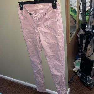 Levi Strauss & co. Pink skinny jeans